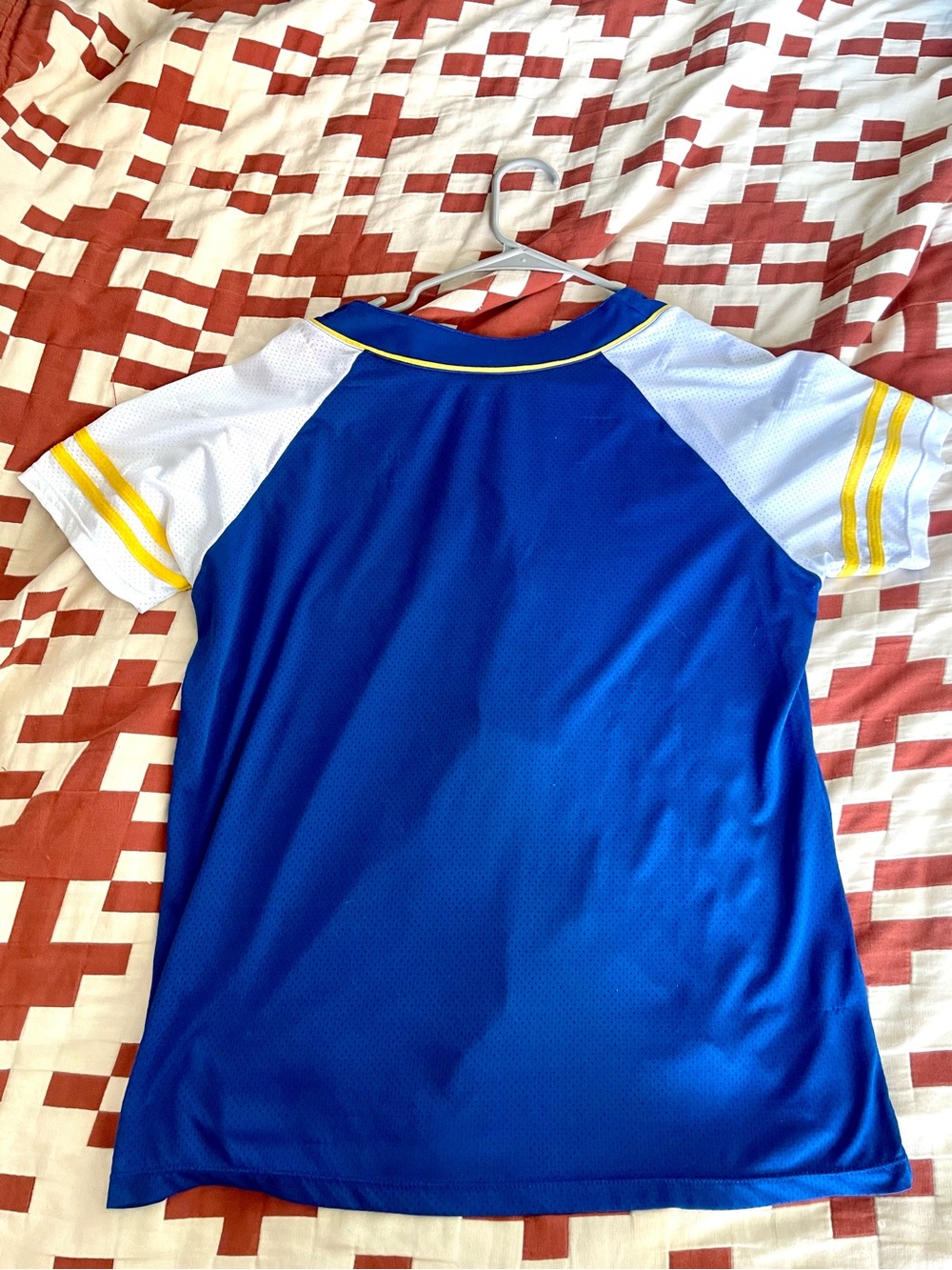 Milwaukee Brewers button down mesh baseball jersey - youth XL - Picture 2 of 5